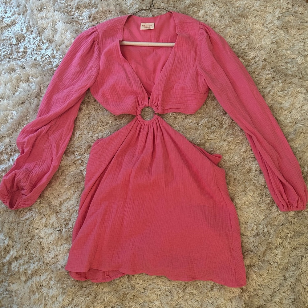 Hot pink showpo dress